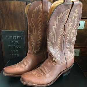 Brown Cowboy Ladies Boots